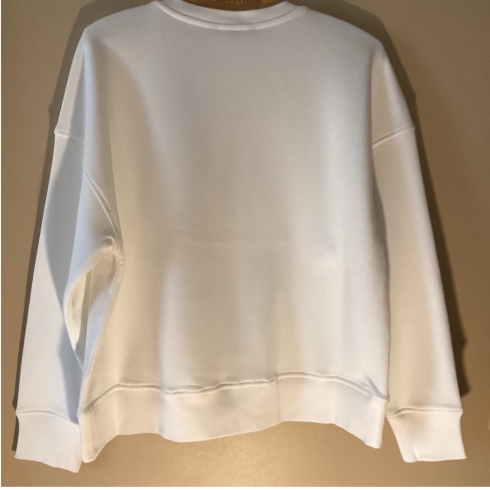 NWT BANANA REPUBLIC FLEECE - DOLMAN DROP SHOULDER W RIB NECK DETAIL MID WEIGHT - Picture 9 of 16